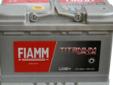 Akumulatora 80Ah 12V marki FIAMM, produkcji włoskiej. Do produkcji akumulatorów FIAMM serii Titanium użyto najnowocześniejszej technologii opartej na stopie ołowiowo-wapniowym. Wysokie parametry eksploatacyjne zapewniają komfort pracy o każdej porze