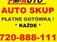 AUTO SKUP !
PM-AUTO - Auto prowadzi skup samochodów za gotówkę na terenie Warszawy, jak i całego kraju. Interesuje nas skup samochodów używanych, uszkodzonych jak i powypadkowych.
Skup aut odbywa się bezpośrednio w miejscu zamieszkania klienta.