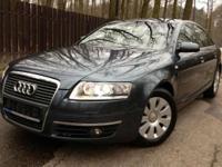 Witam!Do sprzedania ma Audi A6 z 2005 z super wyposażeniem m.in 8x poduszka pow.4x el.szyby,el.lusterka,2x klimatronik,xenony,podgrzewane siedzenia,el.tylna żaluzja,żaluzje w drzwiach bocznych,wyjątkowy kolor skóry rudy,multimedialna kierownica,kolorowa