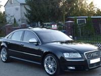 Witam !
Posiadam do sprzedania piękne autko AUDI S8 po LIFTINGU.
Silnik 5.2 FSI V10 450KM
Rok produkcji 2008
Kolor czarny metalik
Wyposażenie:
- 4x elektryczne szyby,
- elektryczne lusterka,
- podgrzewane lusterka,
- samościemniające lusterka wsteczne