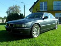 Witam
Do sprzedania bardzo ładne BMW 740d z 1999r
Auto sprowadzone z niemiec w grudniu ubiegłego roku.
-Na początku roku zostały zalożone nowe opony z przodu jak i z tyłu co widać na zdjęciach.      Z przodu opony Pirelli 235/50/18 z tyłu Dunlop