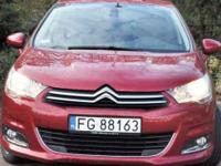 Citroen C4 1.6 HDi 110 EXCLUSIVE na gwarancji serwisowany faktura VAT .
Samochód w wersji EXCLUSIVE
pierwszy właściciel
Automatyczne włączanie świateł, Airbag 6 sztuk: czołowe i boczne poduszki powietrzne dla kierowcy i pasażera, kurtyny powietrzne,