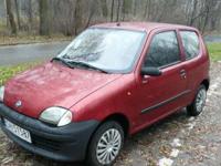 Fiat Seicento wersja Young, rok produkcji 2001, pojemność silnika 900cm3, kolor bordo-metalik, oryginalny przebieg 92300km.
Przegląd techniczny ważny do 16.10.2013r, ubezpieczenie do 12.05.2013r.
Aute serwisowane na bierząco.
W ostatnim czasie wymienione