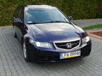 Witam!
Mam dziś Państwu do zaoferowania:
Honda Accord VII 2.2 i-CDTI 2004r 140KM
2.2 diesel 2004r 140KM. Samochód jest zadbany, silnik chodzi równiutko i nie ma żadnych wycieków, po wymianie wszystkich filtrów.Samochód posiada:
-centralny zamek z pilotem