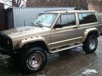 Jeep XJ 4x4 lift 4, koła 32x11.5, przebieg 200tyś, silnik suchy, skóra, więcej pod numerem telefonu.