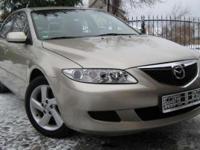 MAZDA 6 2.0 141 PS BENZYNA 108 TYS KM WERSJA EXLUSIVE ZŁOTA PERŁA METALIK
### KLIMATRONIK
### 8 X AIRBAG
### CZTERY ELEKTRYCZNE SZYBY
### ELEKTRYCZNE + PODGRZEWANE LUSTERKA
### CENTRALNY ZAMEK Z PILOTEM
### KOMPUTER POKŁADOWY
### RADIO + CD + STEROWANIE