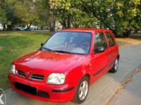 Sprzedam Nissana Micra
Poj. Silnika 998 cm3 .
Rok produkcji: 2000.
Paliwo: Benzyna
Przebieg: 182 tys.
Typ nadwozia: Hatchback
Wyposażenie:
- wspomaganie kierownicy
- 2x poduszka powietrzna
- elektryczne szyby
- centralny zamek
- ABS
- alufelgi
-