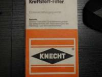 Sprzedam filtr paliwa NOWY do samochodu FORD Escort, Orion, Transit, Volvo S70, V70, C70, 850 (szczegoly numerow katalogowych na zdjęciu)
Cena sklepowa ok 65zl
wysylka ok 10zl lub odbior osobisty