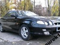 Mam do zaoferowania Państwu samochód Hyundai Coupe.
Dane auta:
Rok produkcji - 2000
Pojemność silnika: 1600 cm3
Rodzaj paliwa: benzyna + sekwencyjna instalacja gazowa
Kolor: czarny metallic
Przebieg: 120 000 km
Wyposażenie:
-wspomaganie kierownicy