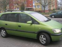 WITAM SERDECZNIE !!!
Mam do sprzedania Opel Zafira limitowana wersja
z najbogatszym wyposażeniem edition 2000.
Samochód absolutnie bezwypadkowy, o czym świadczą wszystkie oryginalne szyby i lampy z tego samego roku.
Oryginalna niemiecka książka