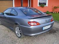 Peugeot 406 wersja coupe 2.2 HDi (diesel)!
Silnik generuje 134 KM (przy spalaniu 5l/trasa, max. 8l/miasto), dodatkowo usunięty filtr FAP (brak kosztów na przyszłość).
Auto w FULL OPCJI - m.in. tempomat, skórzana tapicerka (w dobrym stanie), klimatronic,