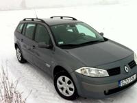 Witam,
RENAULT MEGANE II 1.5dci (diesel) kombi
od osoby prywatnej (nie handlarza!)
w Idealnym Stanie!, sprowadzony z Niemiec w 2011 od I właściciela.
Serwisowany do końca w Renault (książka serwisowa i wszystkie dokumenty)
Zarejestrowany i opłacony, po