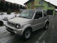 WITAM POSIADAM SWIEZO SPROWADZONEGO Z BELGI SUZUKI JIMNY Z 2000 ROKU. AUTKO POSIADA SILNIK 1.3 16V PRACUJE IDEALNIE. SUZUKI UTRZYMANE W SUPER STANIE. ZAWIESZENIE BEZ LUZOW. NAPEDY SPRAWNE W 100 %. WNETRZE CZYSCIUTKIE BEZ PRZETARC.LAKIER UTRZYMANY W SUPER