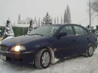 OKAZJA GAZ OKAZJA TOYOTA AVENSIS 1.6 + GAZ Rok 1998 sedan skorodowany do poprawek blacharsko lakierniczych dokładam jeden próg.Samochód w bardzo dobrym stanie technicznym. Silnik i zawieszenie pracuje bez zarzutu. Bardzo wygodny i ekonomiczny samochód