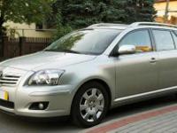 TOYOTA AVENSIS Kombi
2.0 D4D 2007'
Silnik: 2,0 D4D 126 KM DIESEL 6-BIEGÓW
*ŁAŃCUCH ROZRZĄDU*
Przebieg 151,000 km
--BEZWYPADKOWY--
BOGATE WYPOSAŻENIE :
- kolor szampan perła metalic
- Klimatronik dwustrefowy,
- komputer pokładowy,
- DUŻA KOLOROWA NAWIGACJA