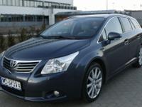 Marka Toyota
Model Avensis
Rok produkcji 2010
Silnik Olej napędowy (diesel) 2.2 l
Moc 177 KM
Przebieg 92800 km
Pojazd uszkodzonynie
Wyposażenie oprócz tego co zaznaczyłem powyżej:
- dach szklany panoramiczny z elektryczną roletą
- fotele przednie z pełną