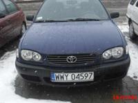 ToyotaCorolla 1.4 VVT-i LINEA TERRA
Cena (brutto): 9800 PLN Typ: Hatchback Wersja: Seria E11 Rok produkcji: 2000 Przebieg km: 177000 km. Skrzynia biegów: manualna Moc: 97 KM (71 kW) Pojemność skokowa: 1398 cm³ Rodzaj paliwa: benzyna Kolor: granatowy