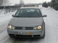 Sprzedam VW Golf IV ,06. 2003 r, 130 kM fabryczne nie czipowane . 6 biegów , KLIMATRONIC, NAVIGACJA, pełna elektryka, 4 air bag , c. zamek, wspomaganie kierownicy, ABS , ESP, komputer,światła przeciwmgłowe ,alufelgi, przebieg 188 tys. km . potwierdzone