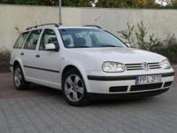 Sprzedam VW Golf IV Kombi 1.9 TDI, rok prod. 2001. Auto sprawne technicznie bez żadnych zastrzeżeń i wkładu finansowego, natomiast do poprawek blacharsko-lakierniczych. Silnik bardzo oszczędny oraz dynamiczny! Samochód po wymianie wszystkich tarcz oraz