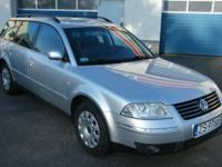 Sprzedam VW PASSAT B5 FL HIGHLINE 1.9TDI 131kM 6 biegów, srebrny metalik. Auto sprowadzone osobiście z Niemiec od pierwszego właściciela w 05.2010r. z przeb.254tyś.km. oraz bogatym wyposażeniem: 8 x Air Bag, ABS, ASR, ESP, czujnik deszczu, komputer