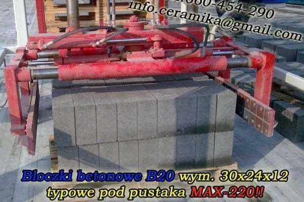 BLOCZKI PUSTAKI BETONOWE Fundamentowe B15 i B20 - Transport z HDS (Rzeszów - Leżajsk - Łańcut)