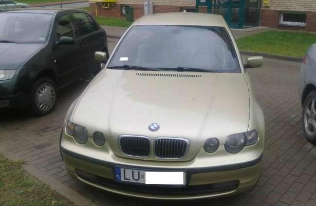 BMW 316 TI Compact 1.8 Benzyna i Gaz kolor złoty Model E 46