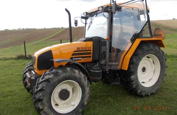 Renault Ceres- (85KM) 340 X 4x4 -TURBO oraz Agregat hydr składany 3,40m bdb