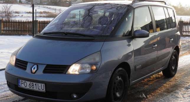 RENAULT ESPACE IV 2.2 DCI 2003 Diesel POZNAŃ Full opcja skóra