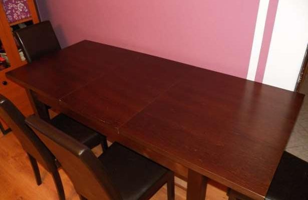 Stół Drewniany 140x80 Wenge Rozkładany Do 190 Super Stan Sprzedaż