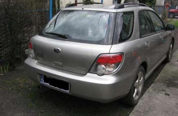 Subaru Impreza kombi; silnik2,5; rok produkcji 2005