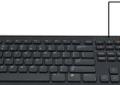 Bezprzewodowy zestaw klawiatura i mysz Dell KM632 QWERTY