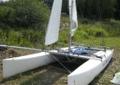 Catamaran Nacra inter 18, sup[er stan, genaker, idealny do wygrywania Regat