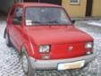 Mam do sprzedania Fiata 126p maluch TOWN.
Rok produkcji 1999.
Przebieg około-70tyś
Kolor-czerwony.
Samochód sprawny,jeżdżący,zarejestrowany,opłacony.
Opony letnie w dobrym stanie.
Zadbany.Garażowany.
Jeżeli jesteś zainteresowany zadzwoń na podany