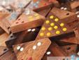GRA Edukacyjna drewniana Domino TRIO Kolorowe, klocki Nowy produkt