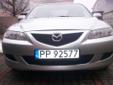 Mazda 6 *Webasto*Klimatrinic* Sedan*
srebrny metalik, przebieg 190000km, manualna skrzynia biegów, przegląd do VI 2013, ubezpieczenie do III 2013, garażowany, ABS, EDS, immobiliser, elektryczne podgrzewane lusterka i elektryczne szyby, kierownica
