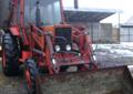 Mtz 82 4x4 z turem koparko-ładowarka tur