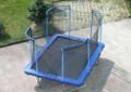 Nowa Trampolina Sportowa 6m2 Batut z siatką i drabinką 3x2,14m dostawa kurierem w 48h GRATIS !!!
