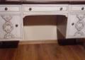 Oryginalne biurko w stylu shabby chic