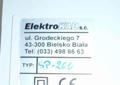 Rozdzielnia elektryczna SP 260 budowlana, skrzynka licznikowa nasłupowa, zewnętrzna