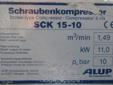 Sprężarka Śrubowa Elektryczna KOMPRESOR ALUP SCK 15-10 11kw 1,49m3/min