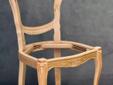 Stylowe Włoskie Krzesło. Surowy stelaż wykonany z drewna bukowego. Nowy produkt
