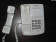 Telefon przewodowy Panasonic KX-TS10PD-W