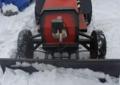 Traktorek , quad do odśnieżania