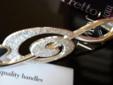 Uchwyt meblowy w kształcie klucza wiolinowego srebrny Diamonded Nowy produkt