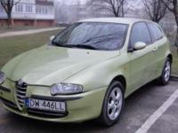 WITAM MAM DO SPRZEDANIA SAMOCHÓD ALFA ROMEO 147 HATCHBACK 1.6 2001r KLIMATYZACJA, WSPOMAGANIE, EL. SZYBY, EL. LUSTERKA, 8x AIRBAG. WAŻNE OC. POLECAM!