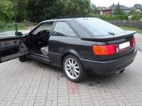 AUDI 80 2.3 Coupe + GAZ
*Ele.lusterka
*Podgrzewane fotele
*Ele. szyberdach c.zamek
*Welurowe fotele
*Alu 17 cali S-line Opony Stan BDB
*Zimowki 15 cali   Orginal Audi ALU
*Ele. szyberdach
STAN SILNIKA I ZAWIESZENIA IDEALNY!
Kapitalny remont 02.08.2012r