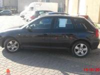 audi a3 , 1.9tdi moc 101KM ,2003r,4/5 drzwi,czarny metalik,skrzynia biegów manualna 5-biegowa, klimatronic,el.szyby,lusterka,4 x airbag,autoalarm,ABS,światła przeciwmgielne,centralny zamek z funkcją otwierania i domykania szyb bocznych,podgrzewane fotele