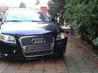 Witam.
Mam do sprzedania samochód marki Audi A4 1.9 TDi 115KM z 2005r. Auto od 2010r. w Polsce. Jestem drugim właścicielem auta (pierwszym w Polsce).
Ato zadbane zarówno w środku, jak i na zewnątrz.
Samochód ma uszkodzony lewy przód (zderzak i chłodnica),