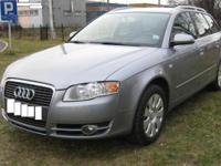 Sprzedam AUDI A4 2.0 140KM, Rok 2005. Skrzynia automatyczna 7-biegowa. Sprowadzony z zachodnich Niemiec. Serwisowany do końca- książka serwisowa, faktury, wydruki cały serwis przeprowadzony w salonie Audi. Przebieg 206000 przy 200000 wymieniony kompletny