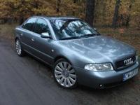 Audi A4 2.8 V6 99'
Auto posiada 4x AirBag, ABS, ESP (możliwość wyłączenia), el. szyby, lusterka, klimatyzacja, el. szyberdach, radio Alpine 101ri, alufelgi 18" opony z 2010 roku w bdb stanie, roczna instalacja gazowa, ubezpieczenie z ważnym przeglądem do